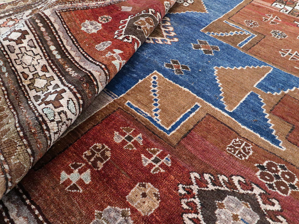 Vintage  Caucasian Kazak Rug, No.27814 - Gss