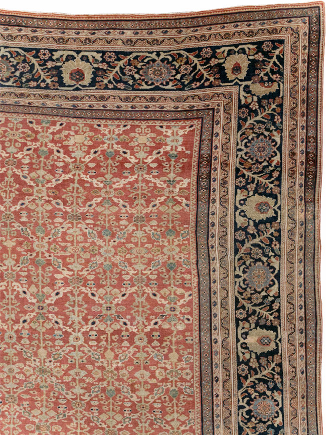 Antique Persian Mahal Oversize Carpet, No.27816 - Gss