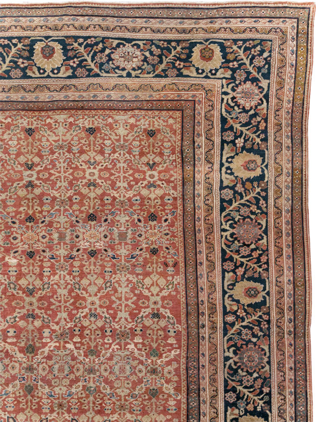 Antique Persian Mahal Oversize Carpet, No.27816 - Gss