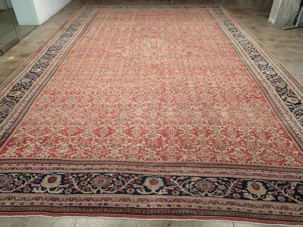 Antique Persian Mahal Oversize Carpet, No.27816 - Gss