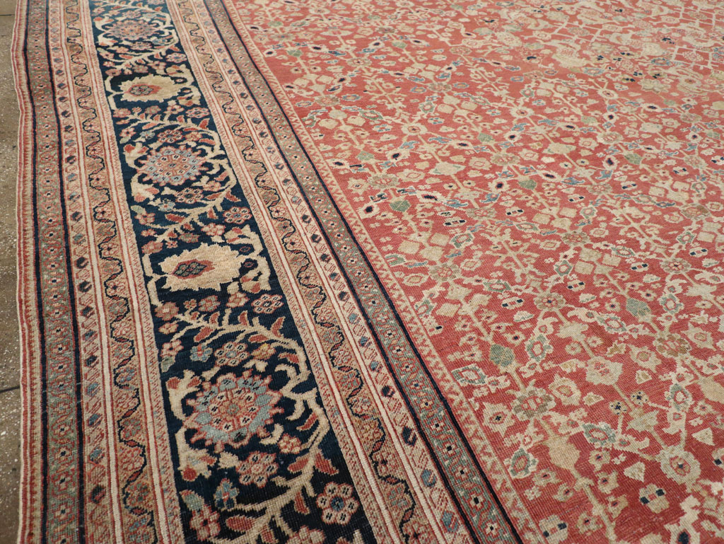 Antique Persian Mahal Oversize Carpet, No.27816 - Gss