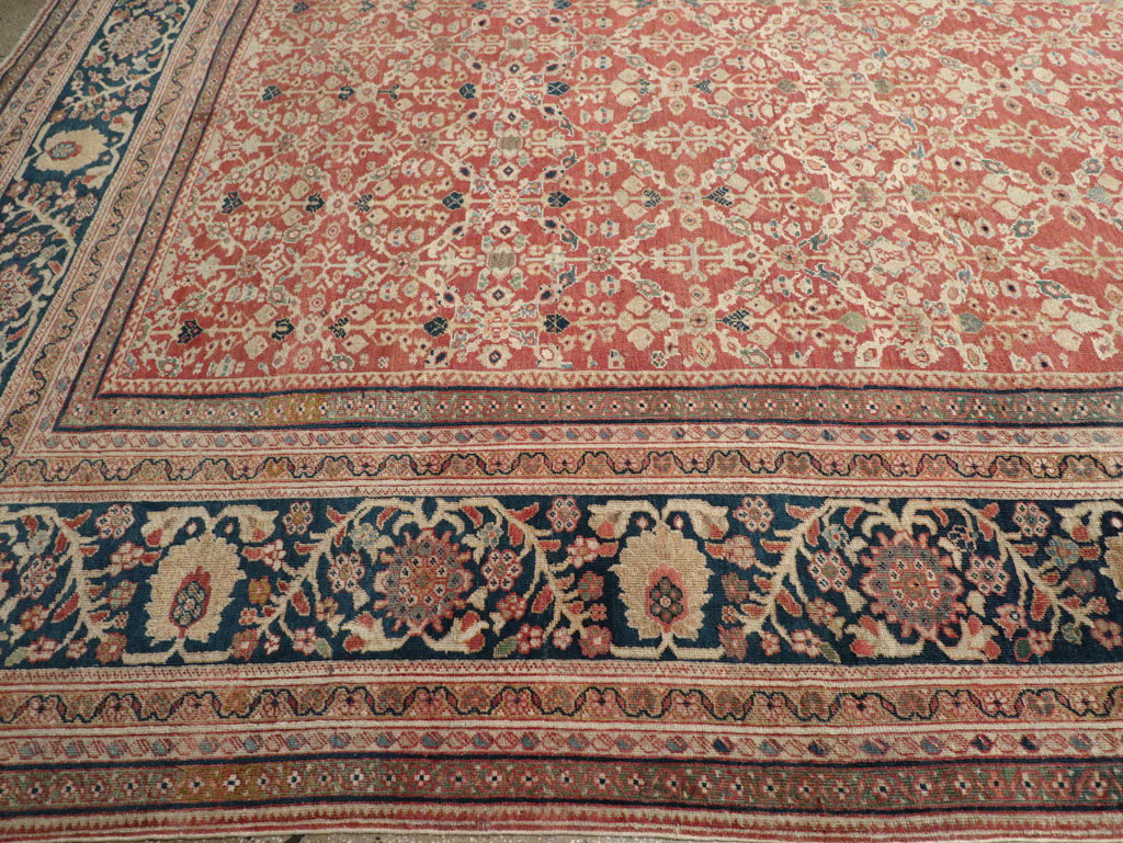 Antique Persian Mahal Oversize Carpet, No.27816 - Gss