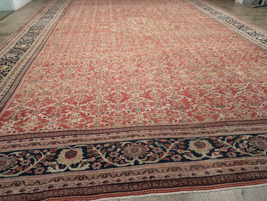 Antique Persian Mahal Oversize Carpet, No.27816 - Gss