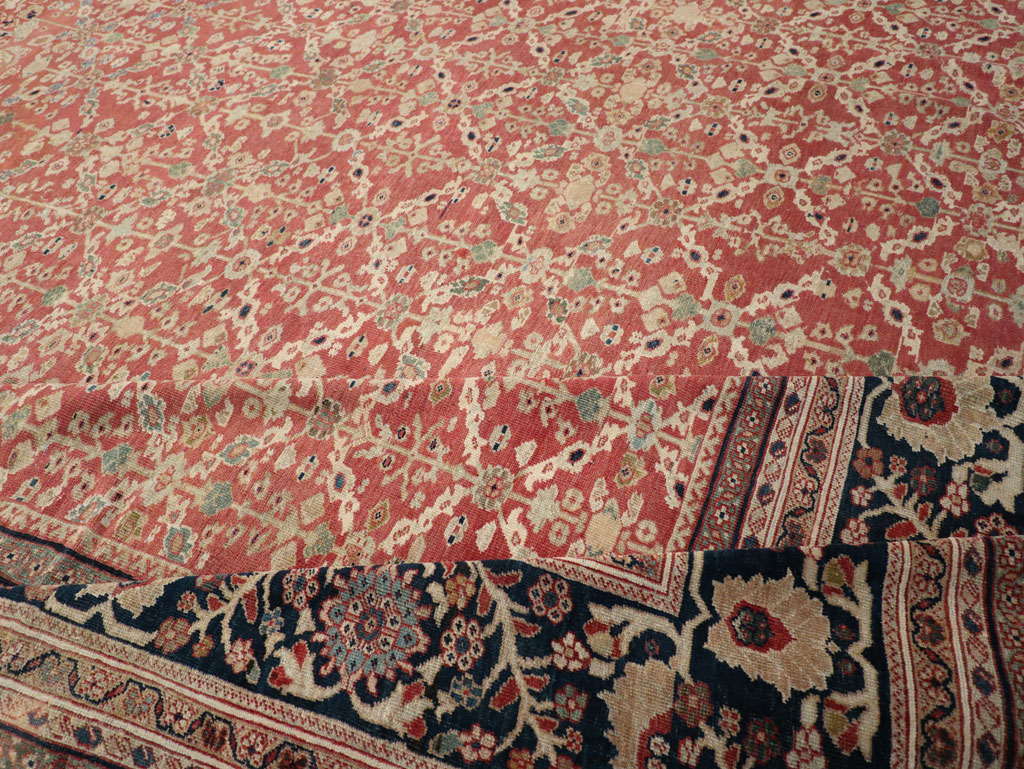 Antique Persian Mahal Oversize Carpet, No.27816 - Gss