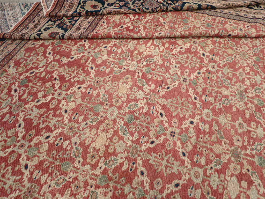 Antique Persian Mahal Oversize Carpet, No.27816 - Gss