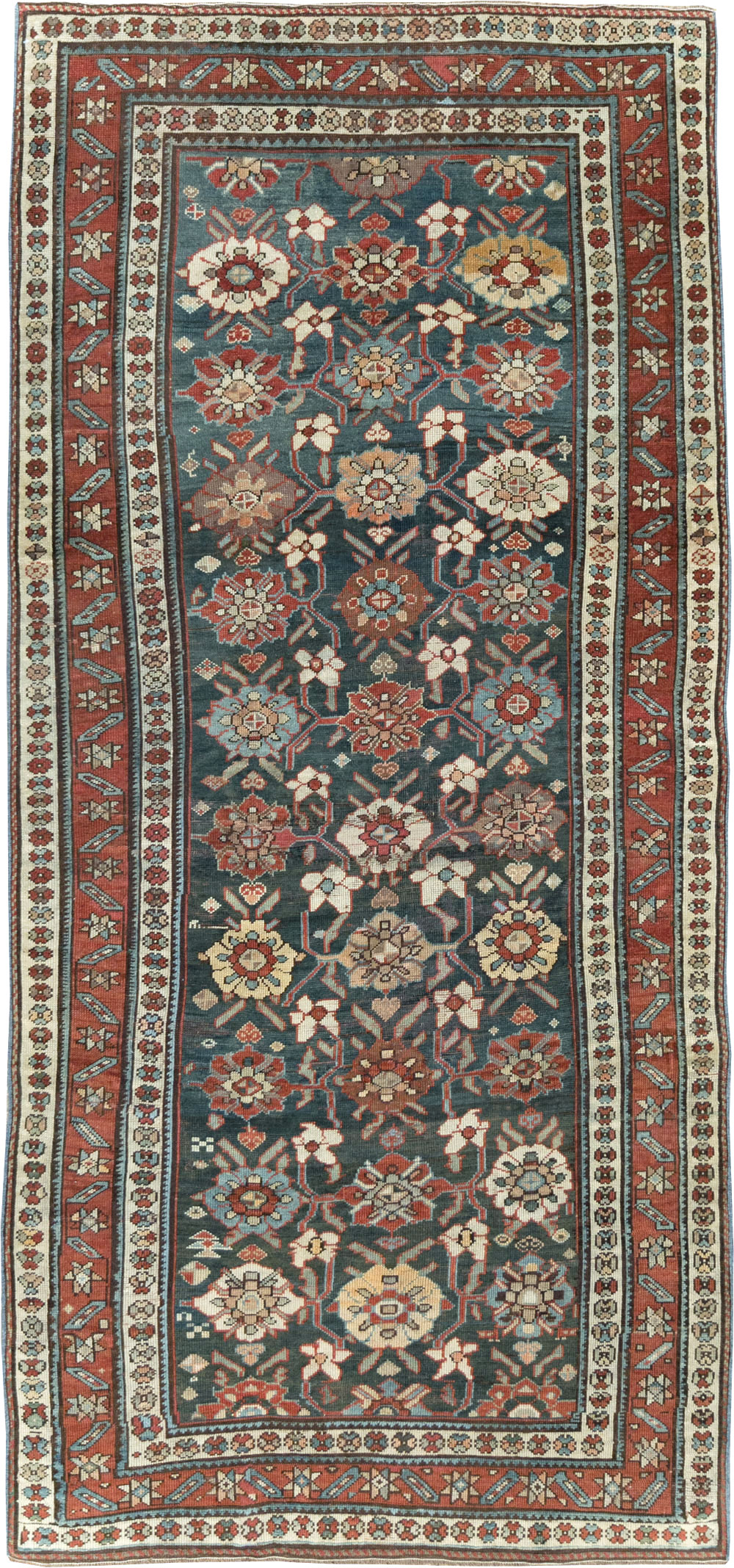 Antique Persian Kurd Gallery Rug, No.27820 - Gss