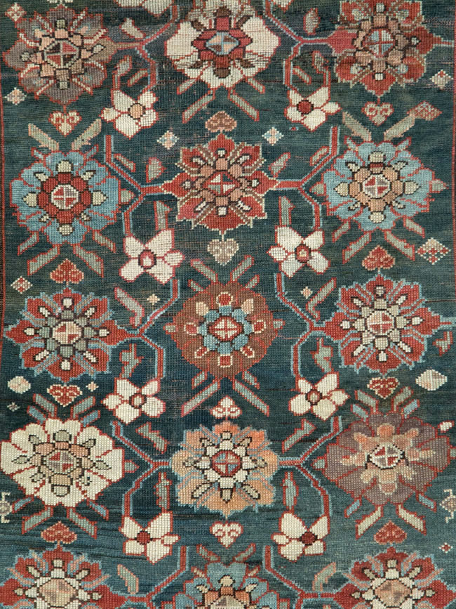 Antique Persian Kurd Gallery Rug, No.27820 - Gss