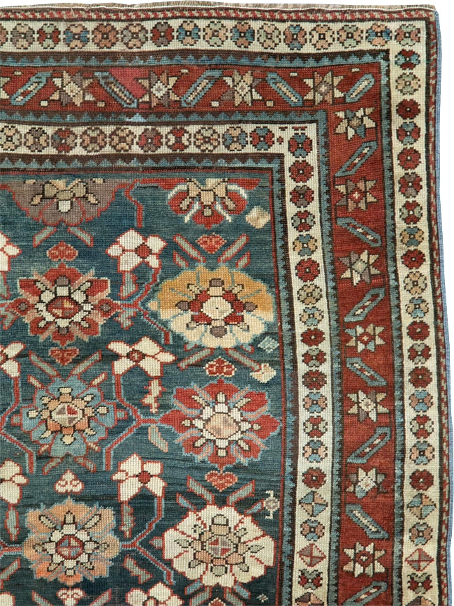 Antique Persian Kurd Gallery Rug, No.27820 - Gss