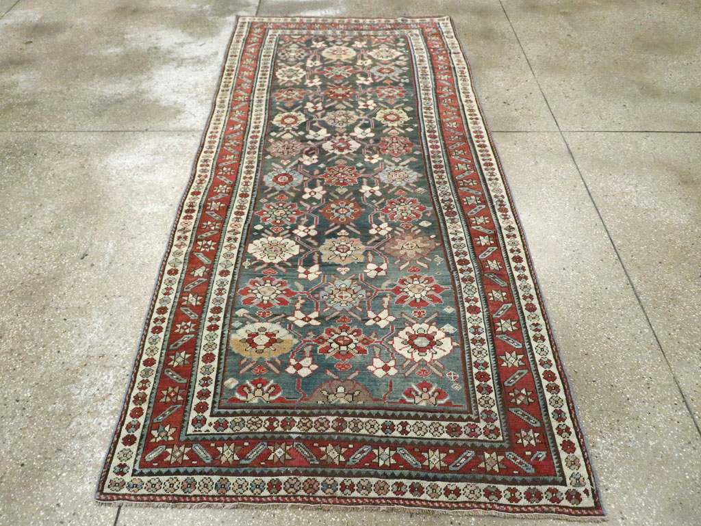 Antique Persian Kurd Gallery Rug, No.27820 - Gss