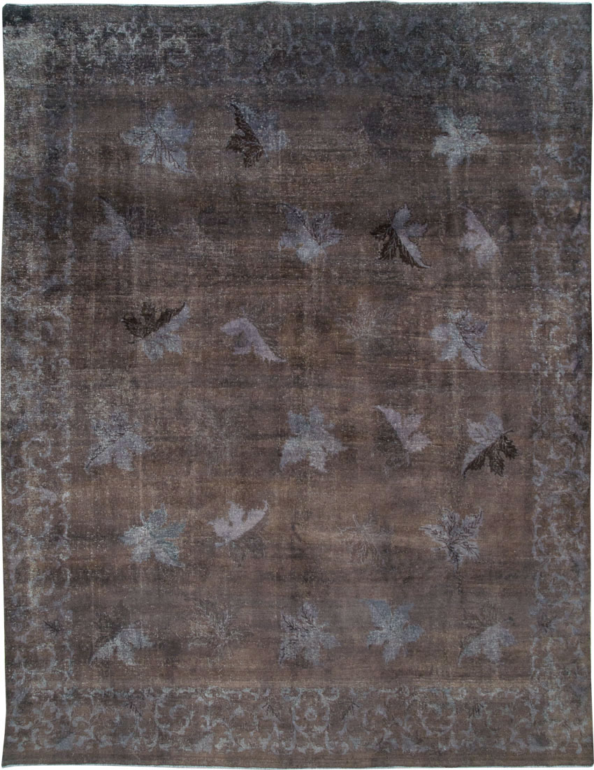 Vintage Persian Mashad Carpet, No.27821 - Gss