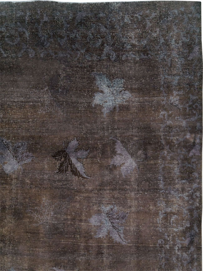 Vintage Persian Mashad Carpet, No.27821 - Gss