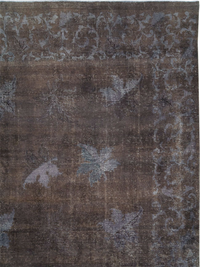 Vintage Persian Mashad Carpet, No.27821 - Gss