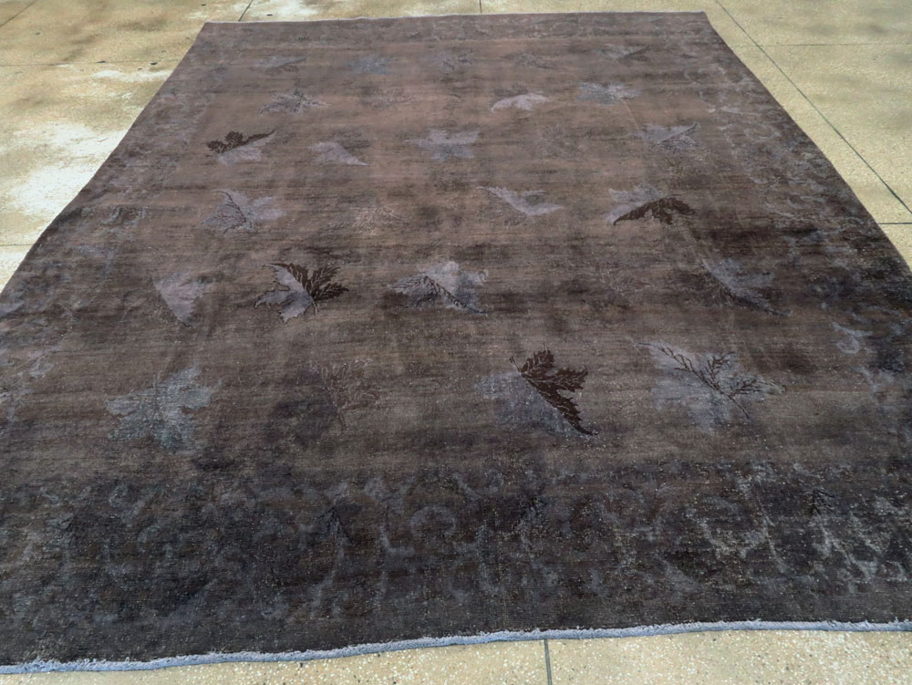 Vintage Persian Mashad Carpet, No.27821 - Gss