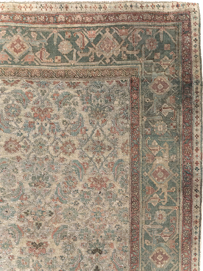 Antique Persian Bidjar Small Room Size Carpet, No.27827 - Gss