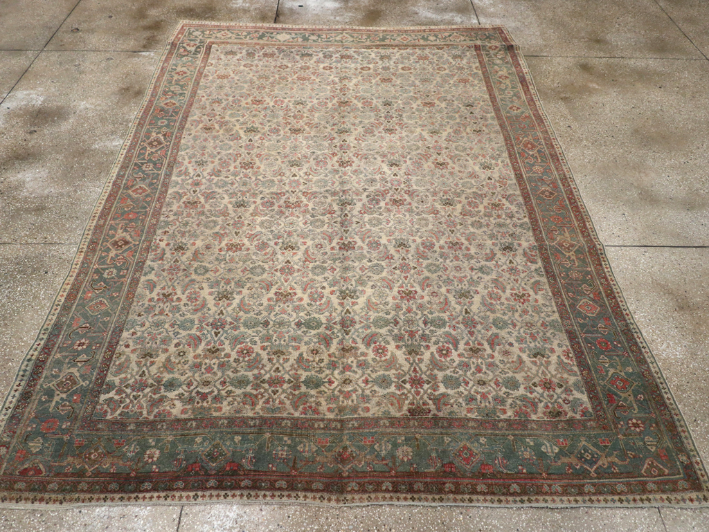 Antique Persian Bidjar Small Room Size Carpet, No.27827 - Gss