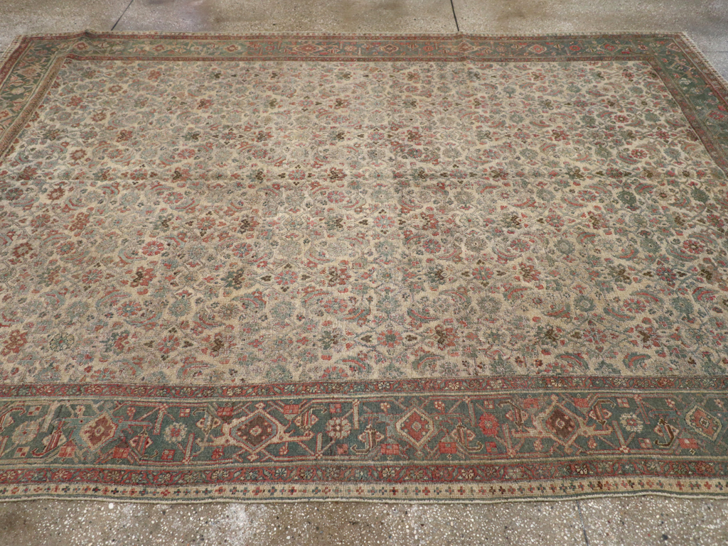 Antique Persian Bidjar Small Room Size Carpet, No.27827 - Gss