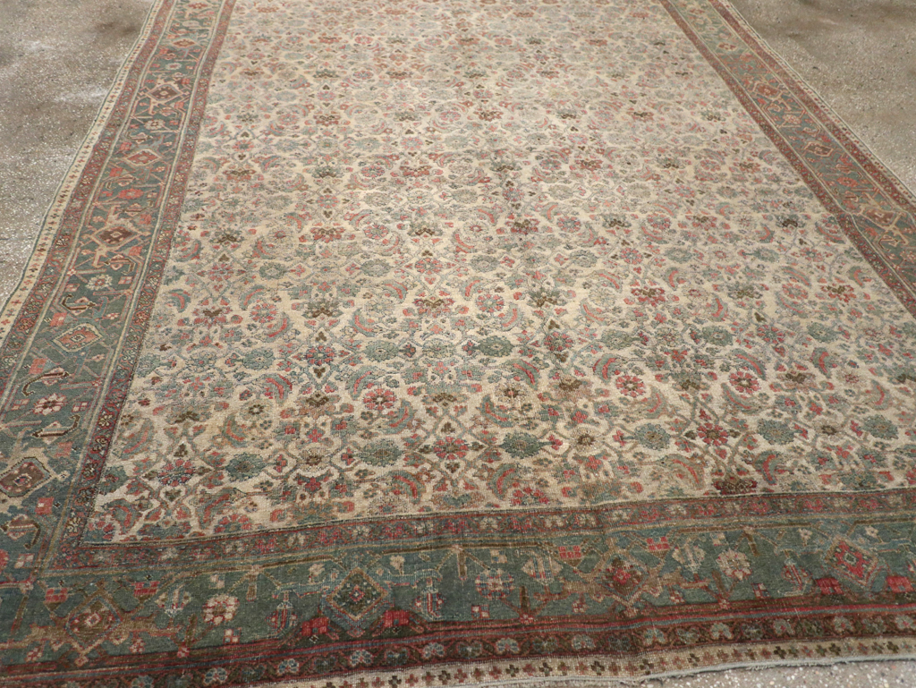 Antique Persian Bidjar Small Room Size Carpet, No.27827 - Gss