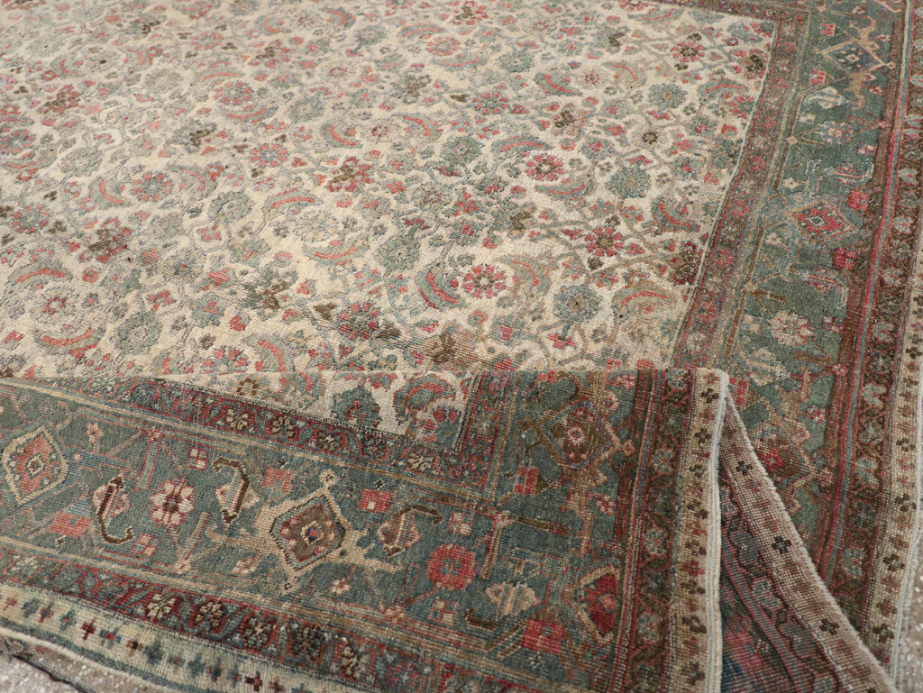 Antique Persian Bidjar Small Room Size Carpet, No.27827 - Gss