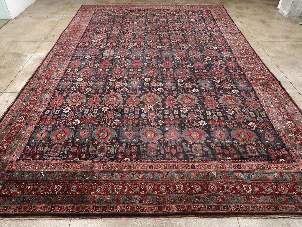 Antique Persian Bidjar Carpet, No.27828 - Gss