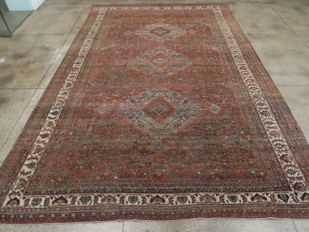 Antique Persian Shiraz Carpet, No.27830 - Gss