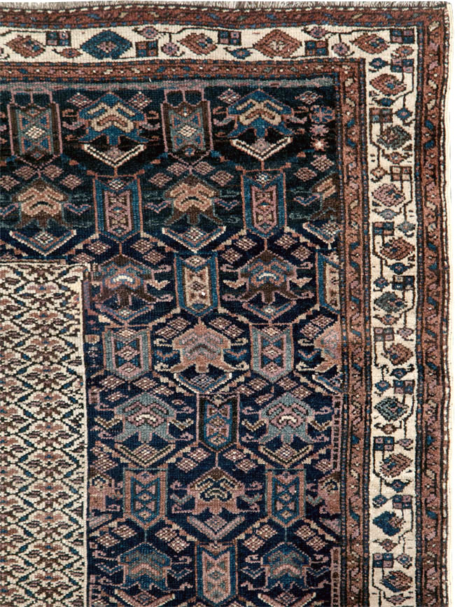Vintage Persian Kurdish Rug, No.27837 - Gss