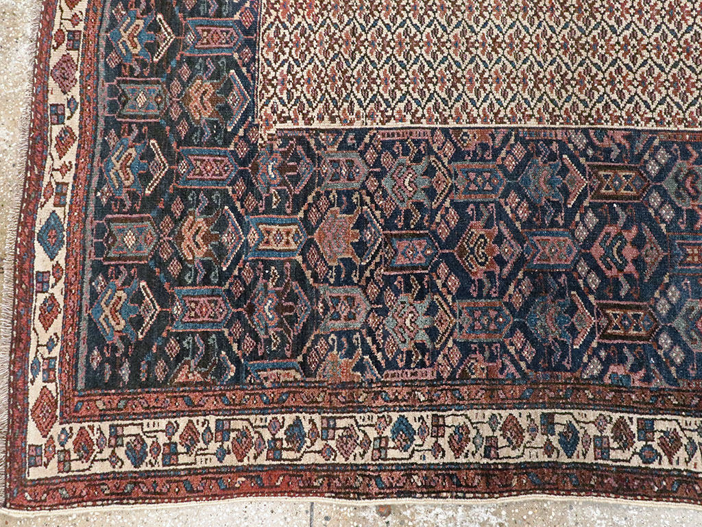 Vintage Persian Kurdish Rug, No.27837 - Gss