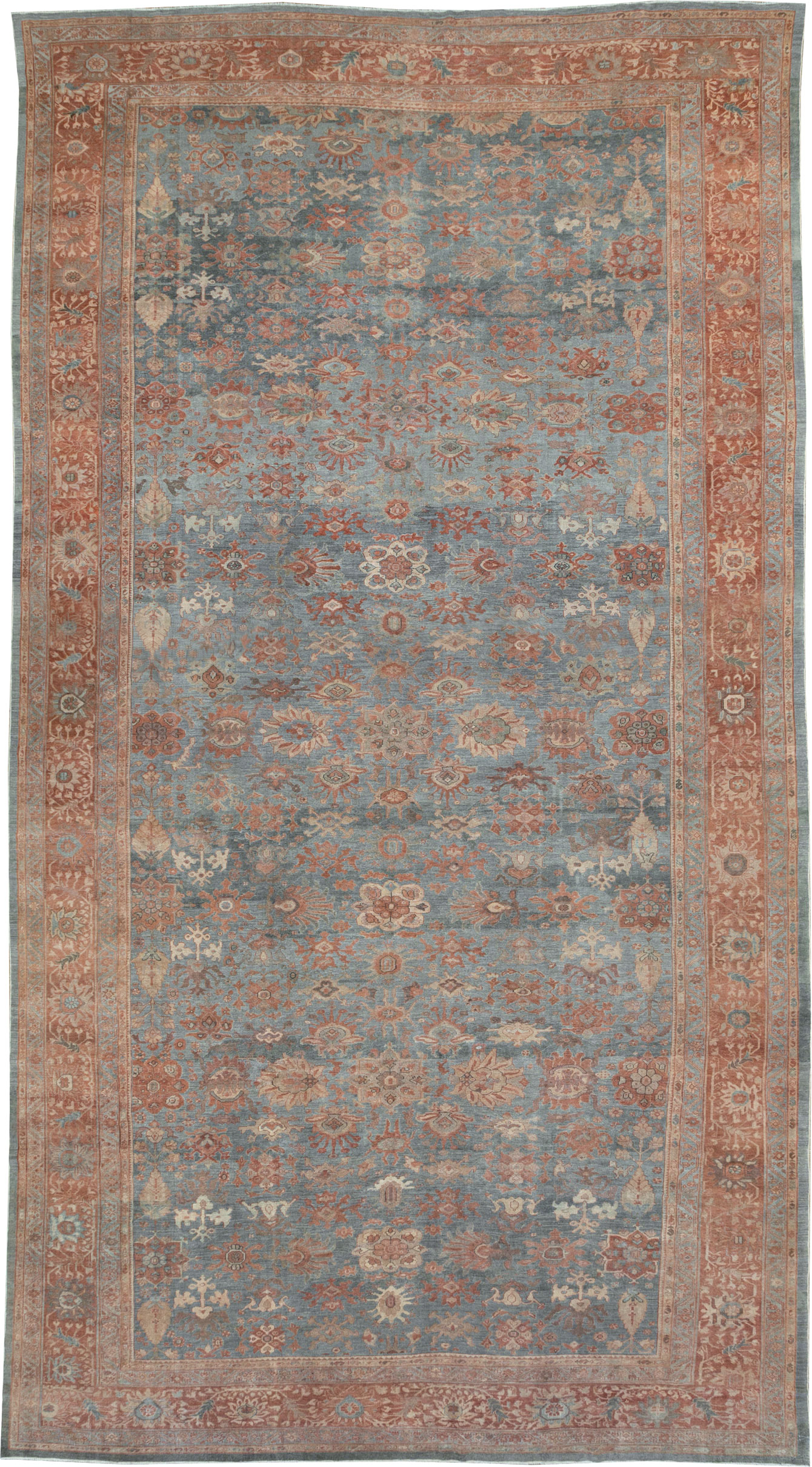 Antique Persian Mahal Oversize Carpet, No.27838 - Gss
