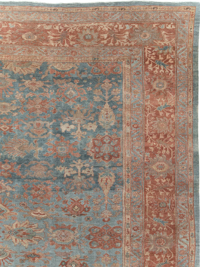 Antique Persian Mahal Oversize Carpet, No.27838 - Gss