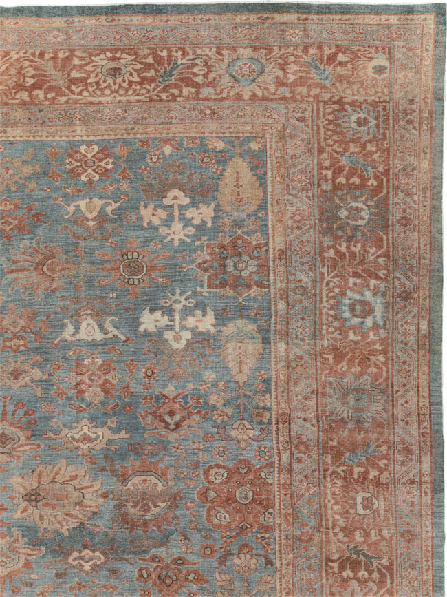 Antique Persian Mahal Oversize Carpet, No.27838 - Gss
