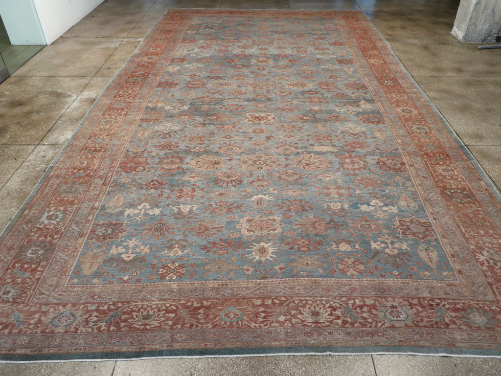 Antique Persian Mahal Oversize Carpet, No.27838 - Gss