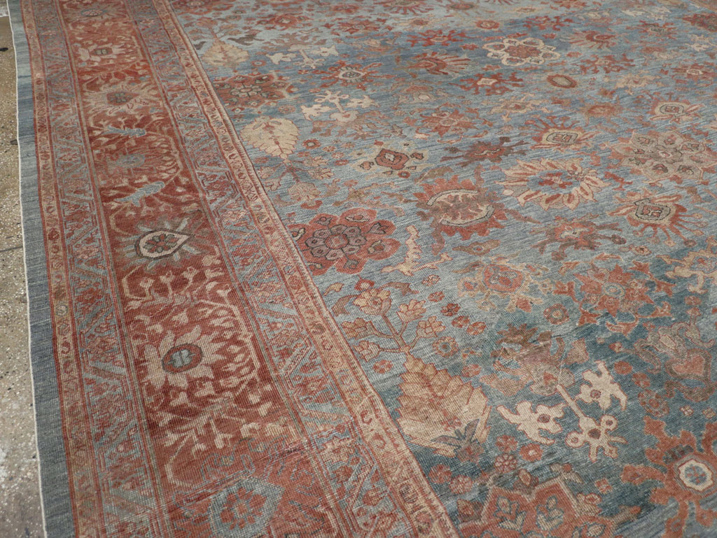 Antique Persian Mahal Oversize Carpet, No.27838 - Gss
