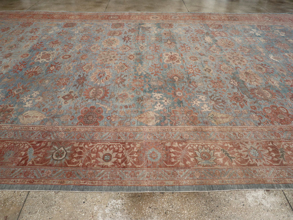 Antique Persian Mahal Oversize Carpet, No.27838 - Gss