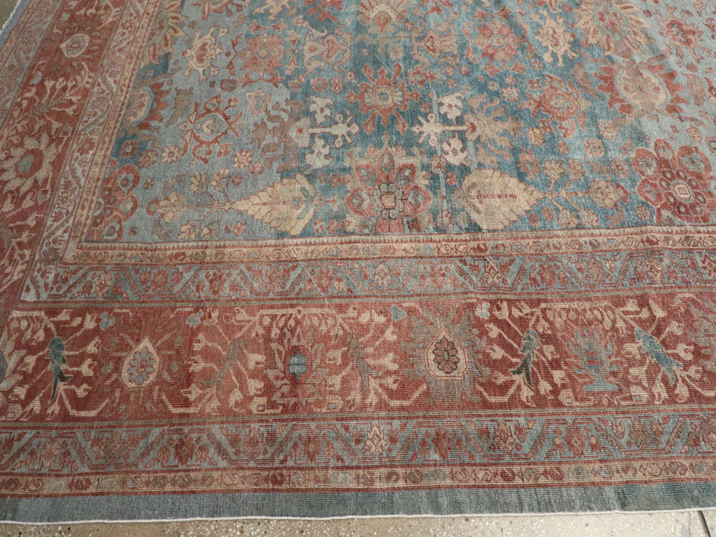 Antique Persian Mahal Oversize Carpet, No.27838 - Gss