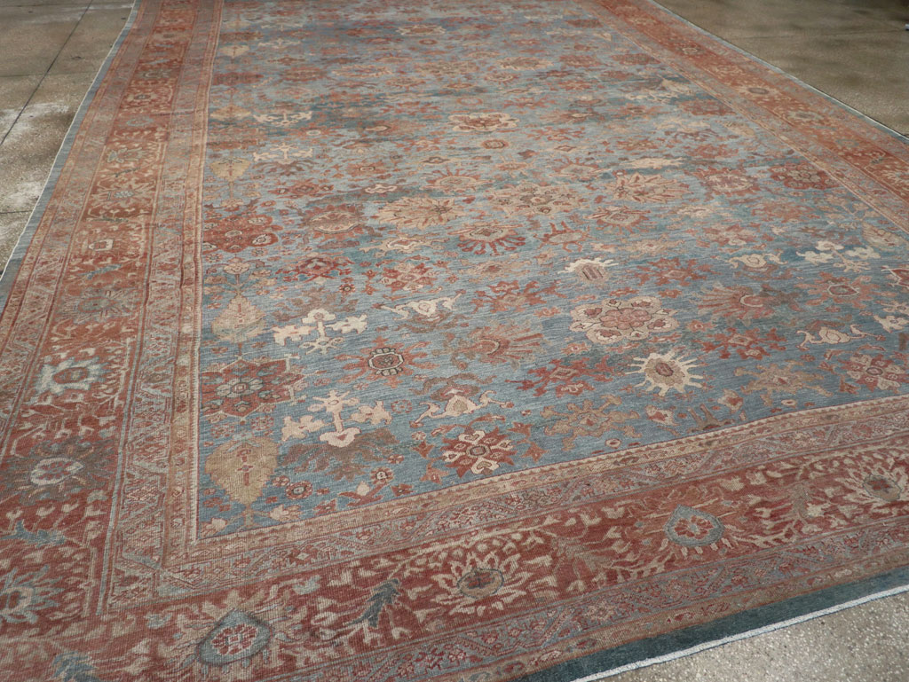 Antique Persian Mahal Oversize Carpet, No.27838 - Gss