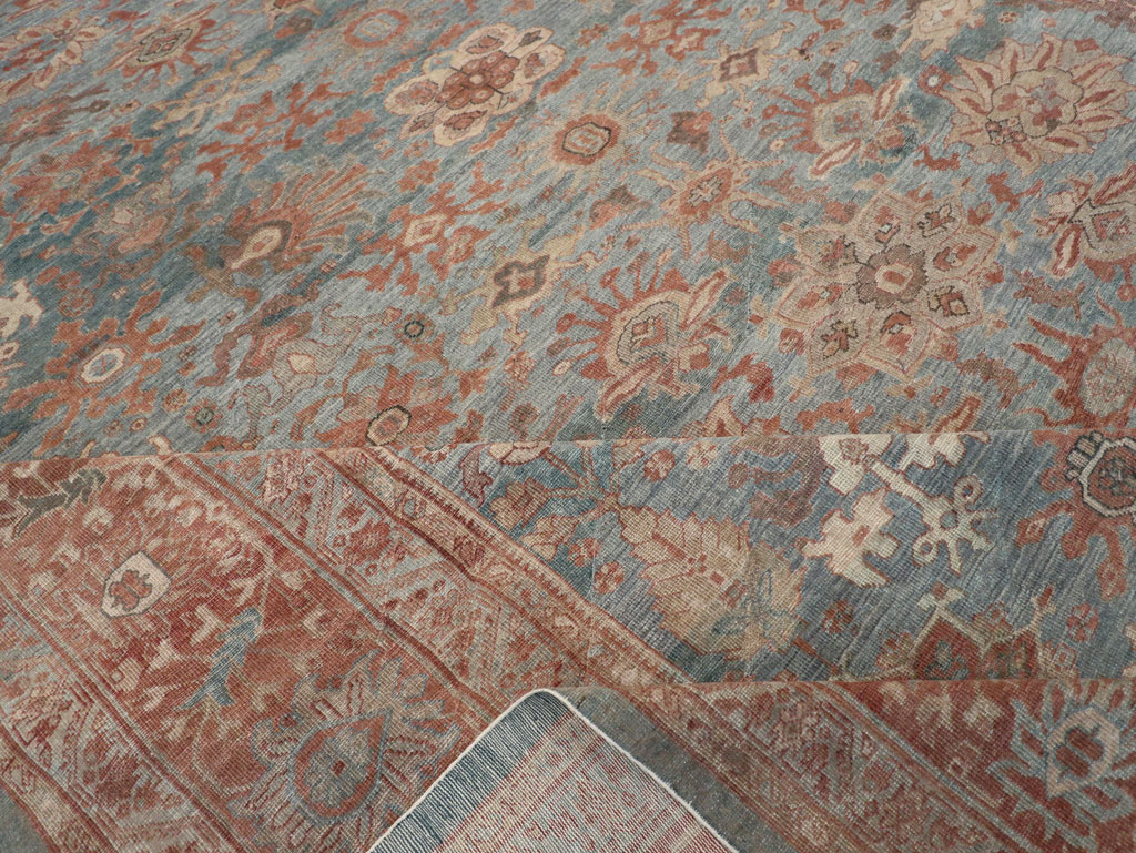 Antique Persian Mahal Oversize Carpet, No.27838 - Gss