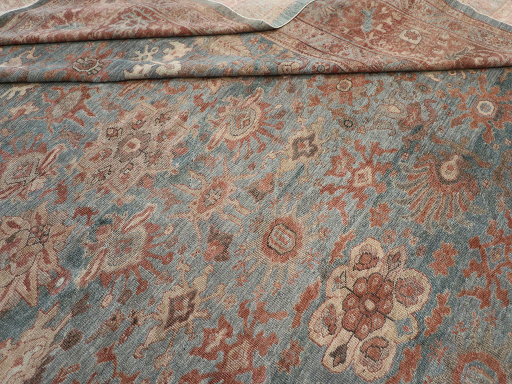 Antique Persian Mahal Oversize Carpet, No.27838 - Gss