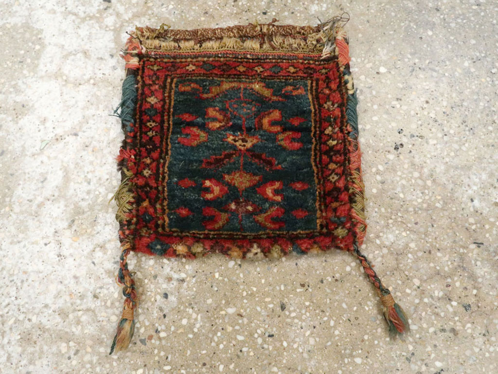 Antique Persian Kurdish Tribal Bag, No.27849 - Gss