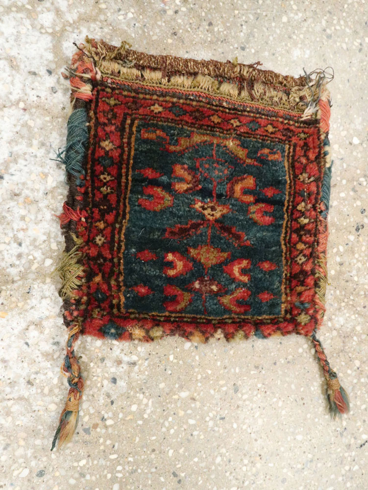 Antique Persian Kurdish Tribal Bag, No.27849 - Gss