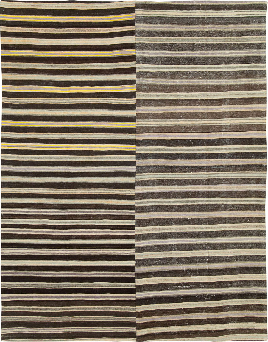 Vintage Turkish Flatweave Kilim, No.27850 - Gss
