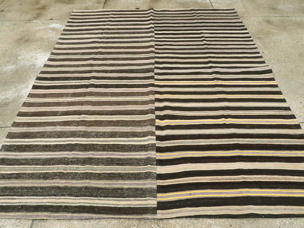 Vintage Turkish Flatweave Kilim, No.27850 - Gss