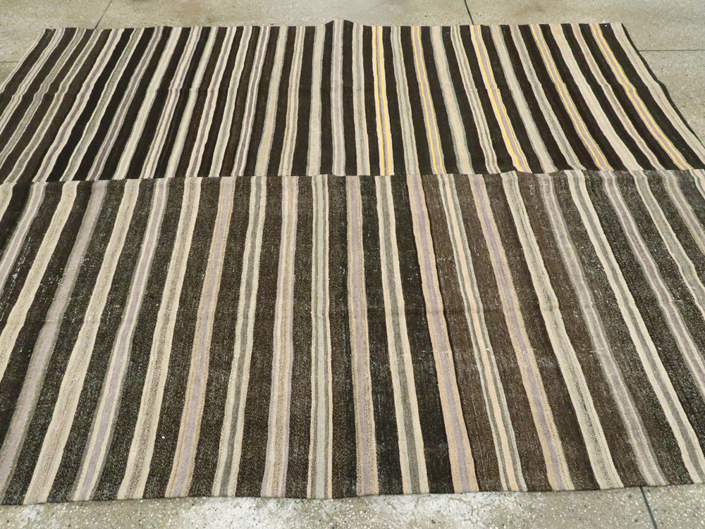 Vintage Turkish Flatweave Kilim, No.27850 - Gss