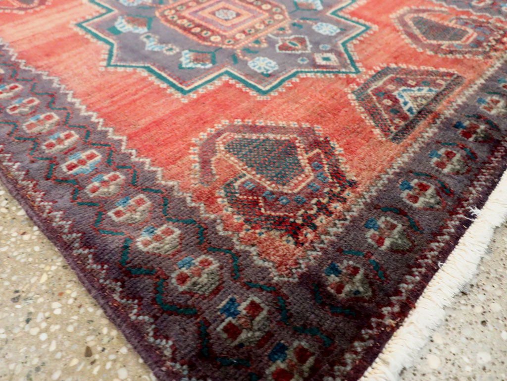 Vintage Persian Hamadan Rug, No.27855 - Gss
