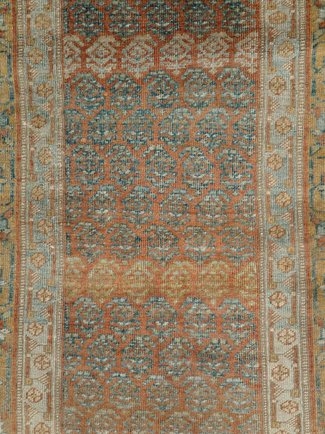 Antique Persian Kurd Bidjar Gallery Carpet, No.27858 - Gss