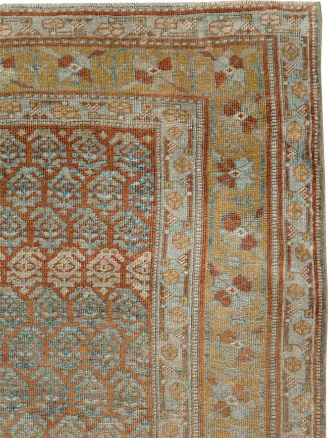 Antique Persian Kurd Bidjar Gallery Carpet, No.27858 - Gss