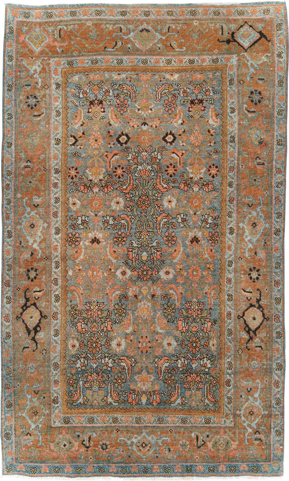 Antique Persian Bidjar Accent Rug, No.27862 - Gss