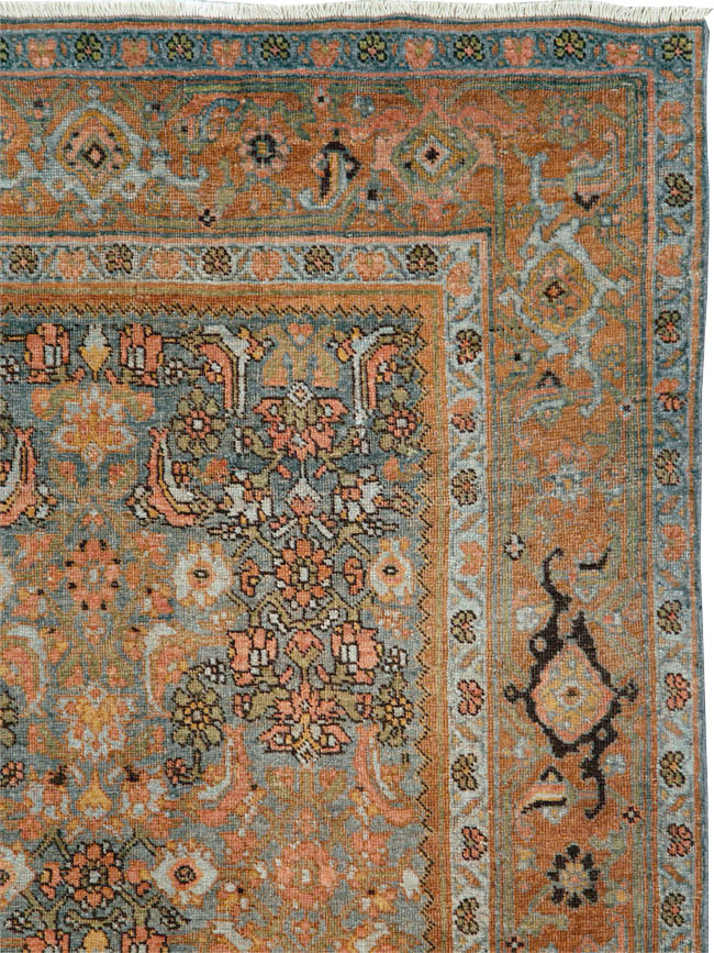 Antique Persian Bidjar Accent Rug, No.27862 - Gss