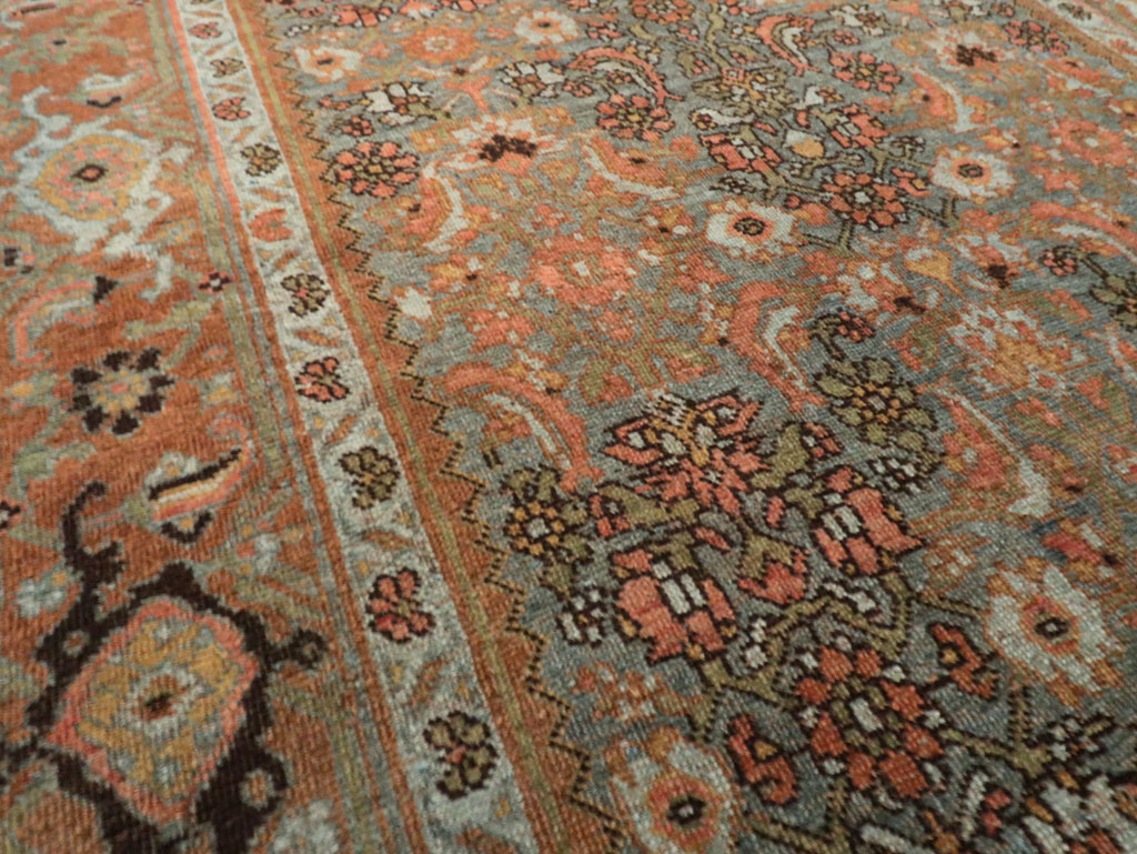 Antique Persian Bidjar Accent Rug, No.27862 - Gss