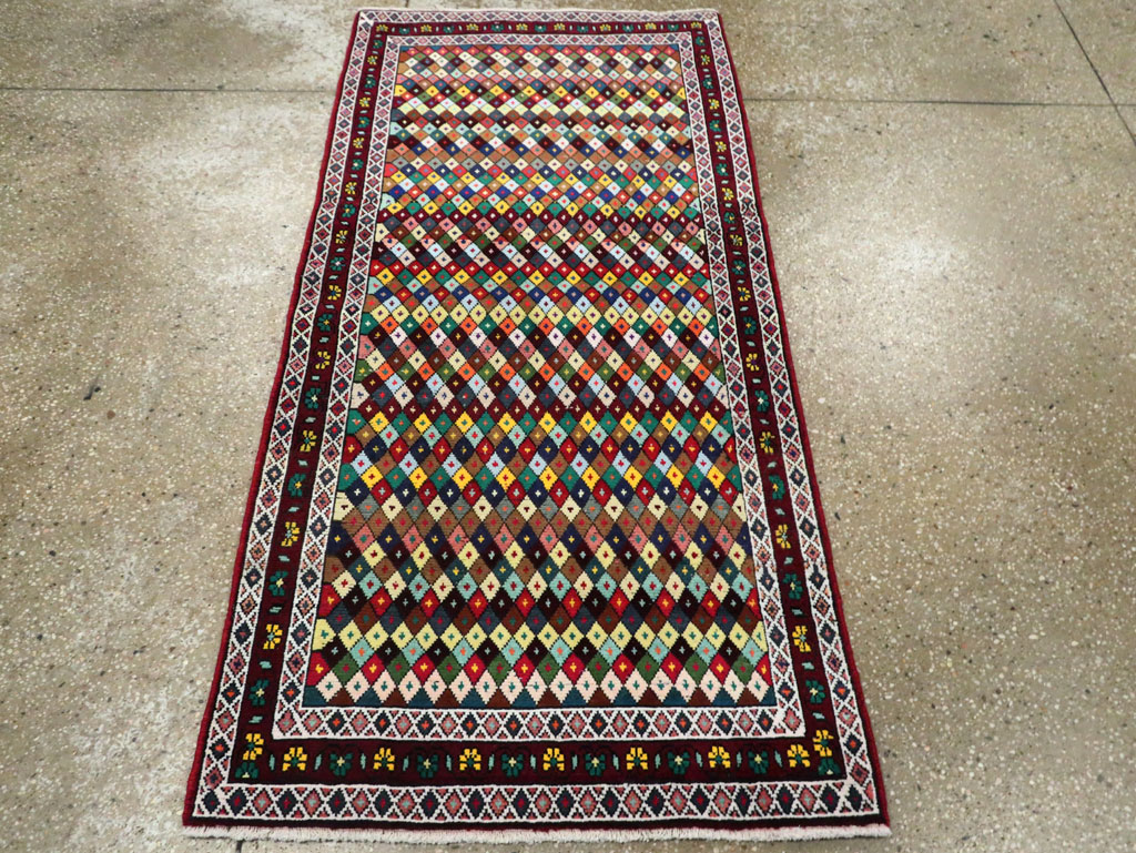 Vintage Persian Hamadan Rug, No.27865 - Gss