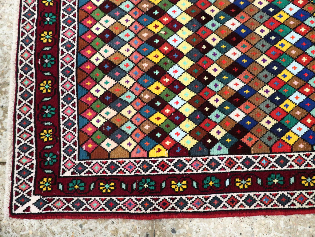 Vintage Persian Hamadan Rug, No.27865 - Gss