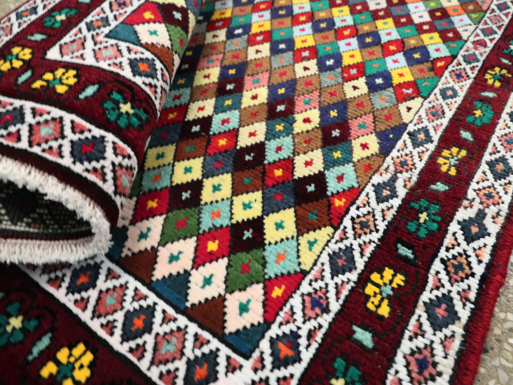 Vintage Persian Hamadan Rug, No.27865 - Gss